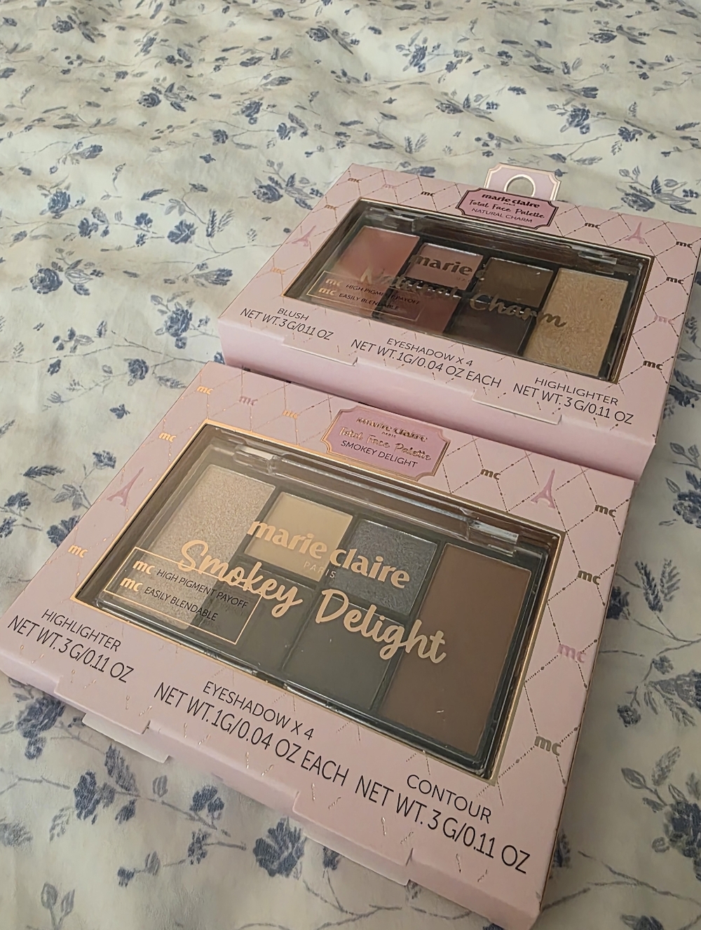 Natural Charm Eyeshadow & Smokey Delight Palette Bundle Duo Marie Claire